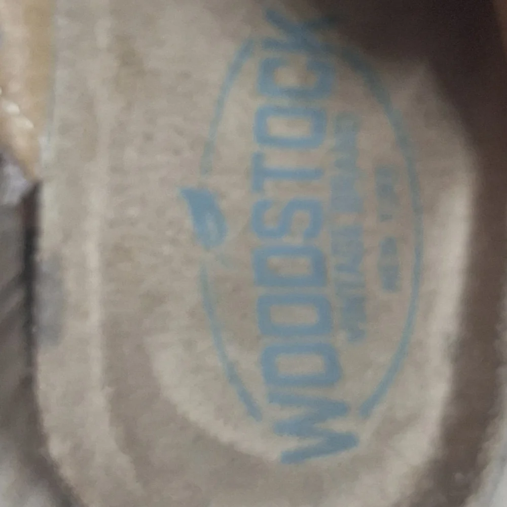 Woodstock Leather Kids Tan Sandals with Buckle Straps & Hook& Loop Sz. 8